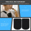 De Patches Embouchure Saxophone Silicone Antidérapants Noir 4