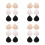 12Pairs Soft Latex Bra Pad Inserts Teardrop Shape for Enhanced Support 5