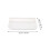 4Pcs Bathroom Wall Mounted Foldable Floating Shelf White PP 10