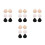 12Pairs Soft Latex Bra Pad Inserts Teardrop Shape for Enhanced Support 8