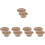 10Pcs Wood Pot Lid Knobs Wear-Resistant Small Lid Handles 6