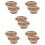 10Pcs Wood Pot Lid Knobs Wear-Resistant Small Lid Handles 9