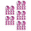 100Pcs Lightweight Violet Uv Indicator Cards for Outdoor Testing 4