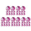 100Pcs Lightweight Violet Uv Indicator Cards for Outdoor Testing 5