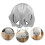 2Pcs Foldable Silver Foot Spa Bucket Cover Insulation Fabric for Sauna 9