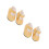2St Gouden PU Miniatuur Voor 11