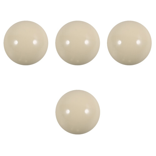4Pcs Durable Resin Cue Balls Beige for Billiard Pool Training Use 1
