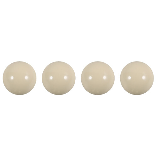 4Pcs Durable Resin Cue Balls Beige for Billiard Pool Training Use 2