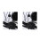 2Pcs Waterproof Bike Computer Wireless Speedometer Odometer Black 11