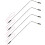 16Pcs Durable Lamp Post Models for Dollhouse Garden Decor 3