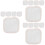 15Pcs Durable Bath Shower Loofah Sponge Beige for Radiant Complexion 7