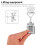 1Pc Compact Stainless Steel Adjustable Toggle Hasp for Tool Fixtures 6