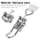 1Pc Compact Stainless Steel Adjustable Toggle Hasp for Tool Fixtures 7