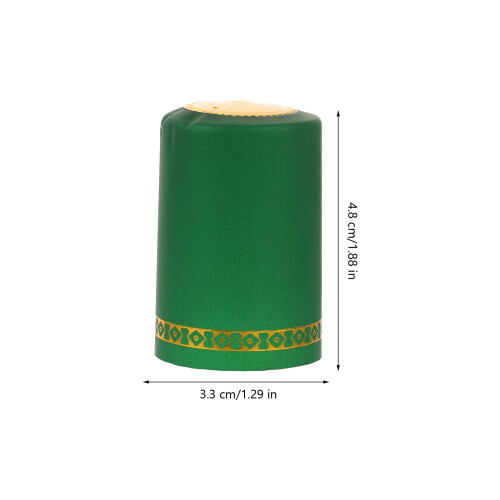 Capsules Green 100pcs 1.9in Height 1.3in Diameter 1