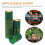 Capsules Green 100pcs 1.9in Height 1.3in Diameter 7
