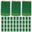 Capsules Green 100pcs 1.9in Height 1.3in Diameter 9