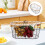 2Pcs Black Iron Wire Kitchen Basket for Bread Fruit Vegetable 10