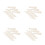 200Pcs Lipstick Brush Replacement Soft Flock Head Beige Makeup Tool 9