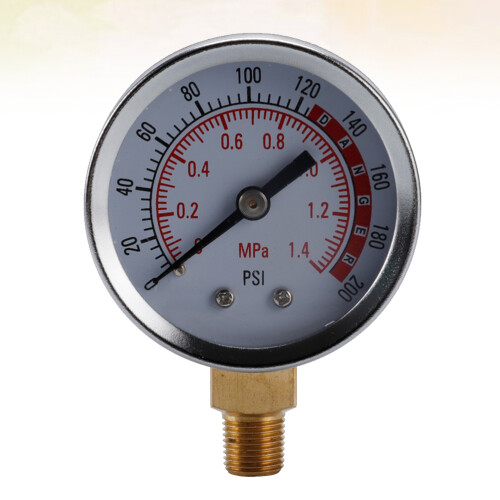 3Stk Druckmessgerät Manometer Für Öl Gas , , Langlebig 2