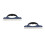2Pcs Blue Mirror Squeegee Car Glass Wiper Smooth Water Scraping Tool 5
