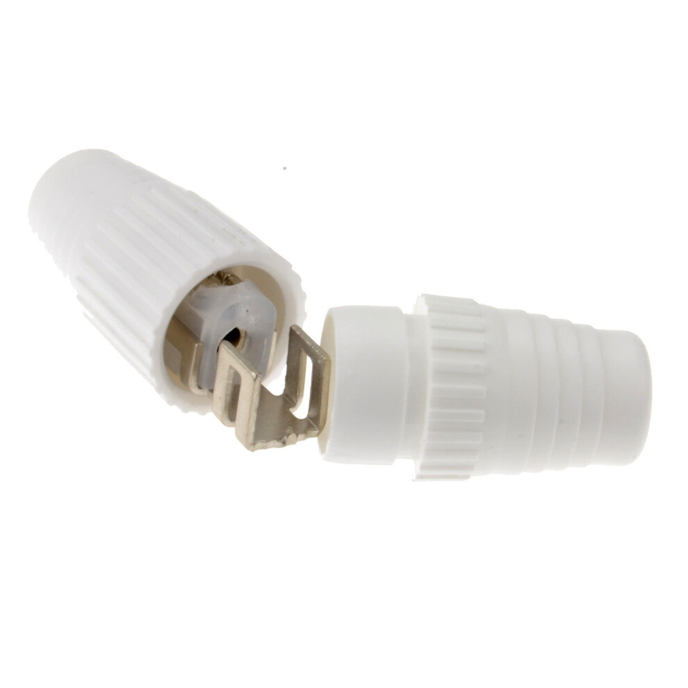 Kenable Coaxial Screw Coupler Joiner For Connecting Bare Ended Coax Cable