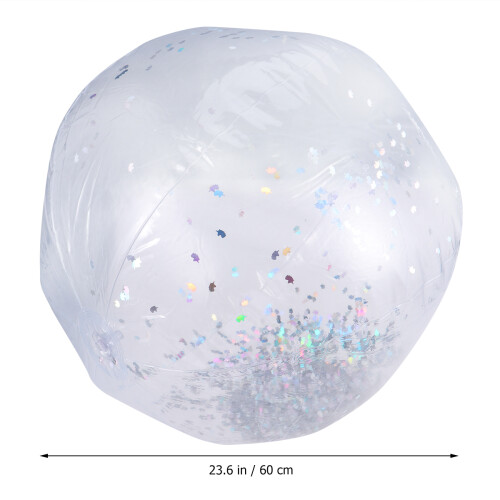 Inflatable Ball Pvc Silver 1 Set 23.6x23.6x23.6in 1