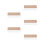 5Pcs Durable Texture Paint Tool Multi Color DIY Wall Decoration Comb 6