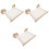3Pcs Wall Mounted Cat Hammock Bed Durable Wood Soft Fabric Assorted 5