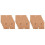 30Pcs Portable Paper Stave Notebook Khaki for Music Practice and Notes 5
