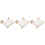 3Pcs Wall Mounted Cat Hammock Bed Durable Wood Soft Fabric Assorted 6