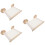 3Pcs Wall Mounted Cat Hammock Bed Durable Wood Soft Fabric Assorted 9