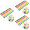 Papiers Pliables Étoiles Multicolores Décoration Intérieur 5