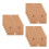 30Pcs Portable Paper Stave Notebook Khaki for Music Practice and Notes 8
