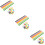 Papiers Pliables Étoiles Multicolores Décoration Intérieur 8