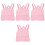 4Pcs Mini Doll Backpack Pink for 18 Inch Dolls Playtime 4
