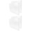 4Pcs PU Foam Sheets Packing Foam Inserts for Cases and Shipping White 6