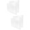 4Pcs PU Foam Sheets Packing Foam Inserts for Cases and Shipping White 7