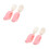 2Sets Pink Silicone Baby Feeding Spoon Fork Set for Toddler Training 7