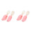 2Sets Pink Silicone Baby Feeding Spoon Fork Set for Toddler Training 9