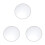 3Pcs Compact 10X Magnifying Suction Cup Mirror White Vanity Mirror 8