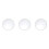 3Pcs Compact 10X Magnifying Suction Cup Mirror White Vanity Mirror 10