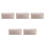 5Pcs Golden Metal Tin Containers for Candy Cookie Storage Use 9