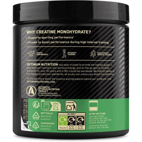Optimum Nutrition Optimum Nutrition Micronised Creatine Powder Blue Raspberry 360g 1