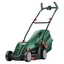 Bosch UniversalRotak 34V-26 Mower (1,300 W, cutting width: 34 cm, collection bag 40 liters)