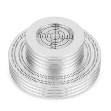 Peso del Disco LP Vinile Morsetto Livello Giradischi Stabilizzatore Lettore di Vibrazioni Accessori Argento