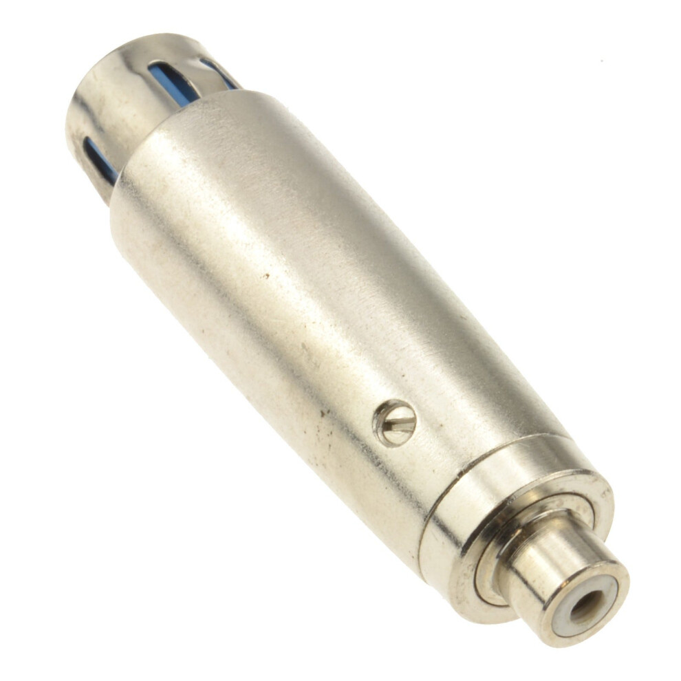 Xlr 3 Pin Female To Rca Phono Mono Socket Bi Directional Adapter 5055383491216