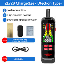 ZL72B Gas Detector Color LCD 1774727mm 1000mAh