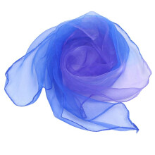 Koninklijk Blauw-Paars Kleurverloop Kleine Sjaal, Dansvoorstelling, Kleuterschool Kleurcadeau, Klein Vierkant