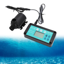 Solarwasserpumpen-Set 800L/H, verstellbarer Durchfluss, 100-240V, EU-Stecker, für Bewässerung
