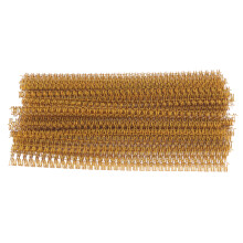 Ensemble de 100 épingles à double boucle, capacité de 20 feuilles, pas de 3:1, couleur or
